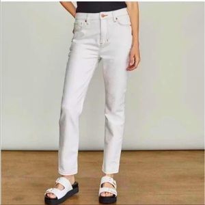 Elizabeth and James High Rise Vintage Straight Jeans